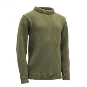 Devold Vlněný svetr Nansen Wool Sweater - Olive Velikost: XL
