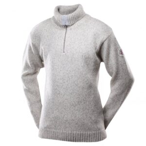 Devold Vlněný svetr Nansen Wool Zip Neck- Grey Melange Velikost: XL