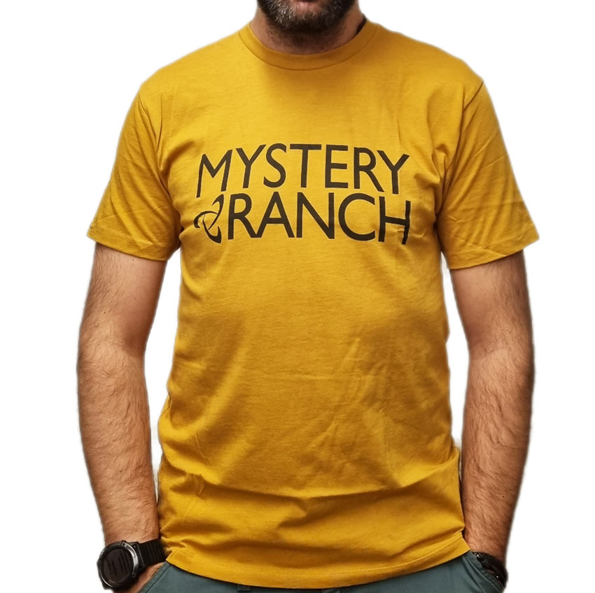 MYSTERY RANCH Tričko Logo T-Shirt - Buckthorn Heather Velikost: L