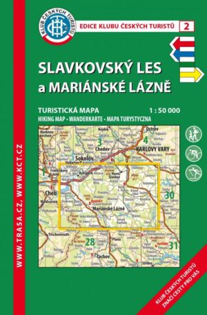 Trasa - KČT Turistická mapa - Slavkovský les a Mariánskolázeň 9. vydání