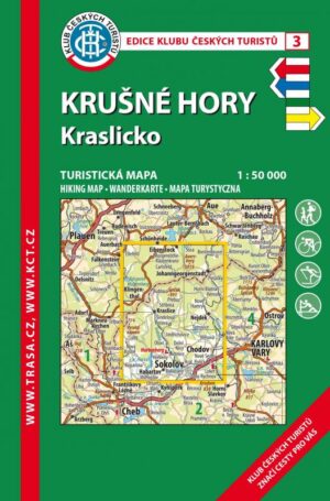Trasa - KČT Turistická mapa - Krušné hory - Kraslicko 6. vydání