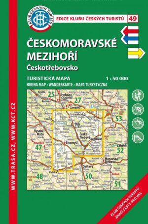 Trasa - KČT Turistická mapa - Českomoravské mezihoří