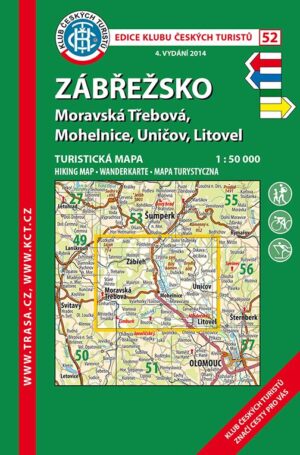 Trasa - KČT Turistická mapa - Zábřežsko