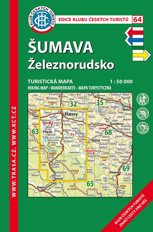 Trasa - KČT Turistická mapa - Šumava