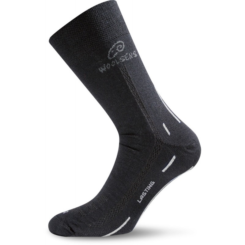 Lasting Ponožky WLS 70% Merino - černé Velikost: S