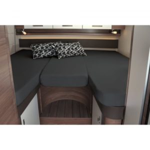 Frankana Freiko 3dílný set prostěradel do karavanu titanová