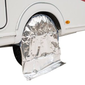 Hindermann Reflexní kryt kola 145 cm dvouosý karavan