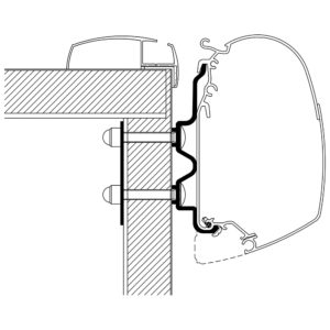 Thule Adaptér Hobby Optima Ontour pro markýzu Omnistor 5200