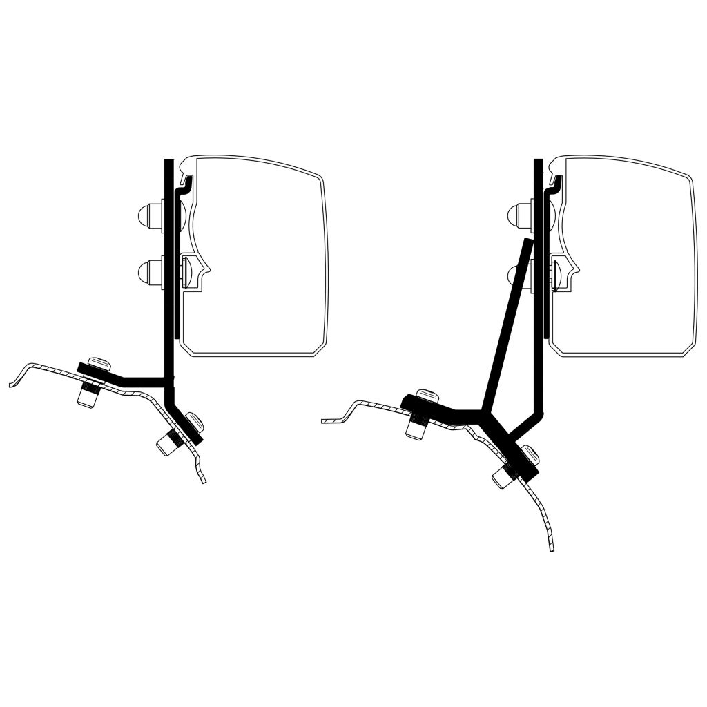 Thule Adaptér na Ford Transit/Tourneo Custom Minivan pro markýzy Omnistor 3200