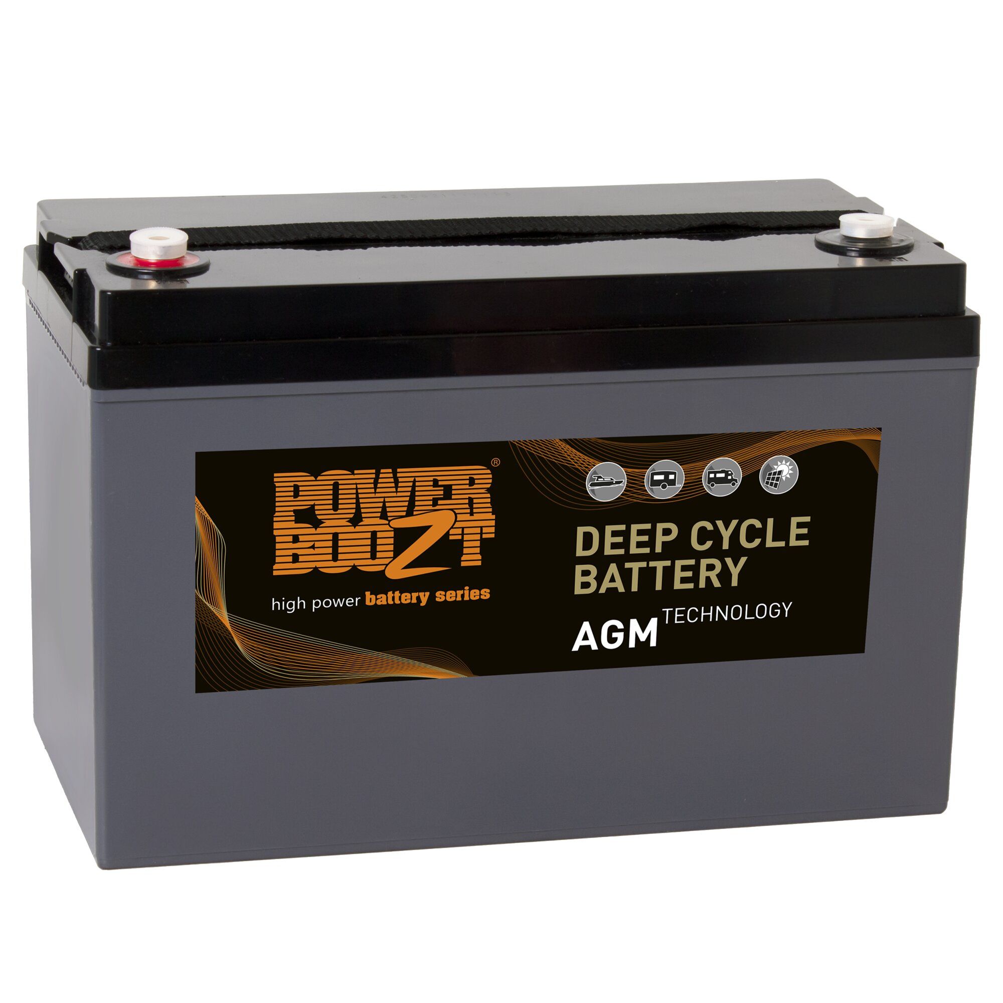 PowerBoozt Baterie AGM Deep Cycle 110 Ah