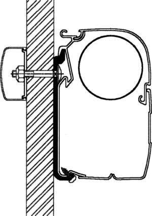 Thule Boční adaptér pro markýzy Thule Omnistor