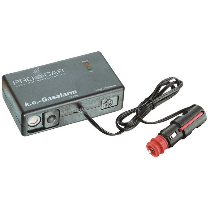 Pro Car Detektor narkotizačních plynů Pro Car K.O. Gasalarm 12-24 V