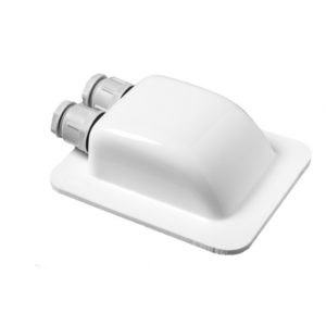 Solara Dvojitá střešní kabelová průchodka pro solární panely na karavan