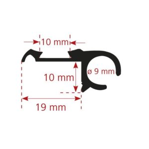 Frankana Freiko Kedrová lišta rohová 5 m