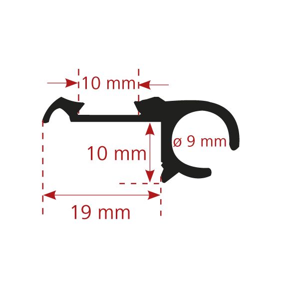Frankana Freiko Kedrová lišta rohová 5 m