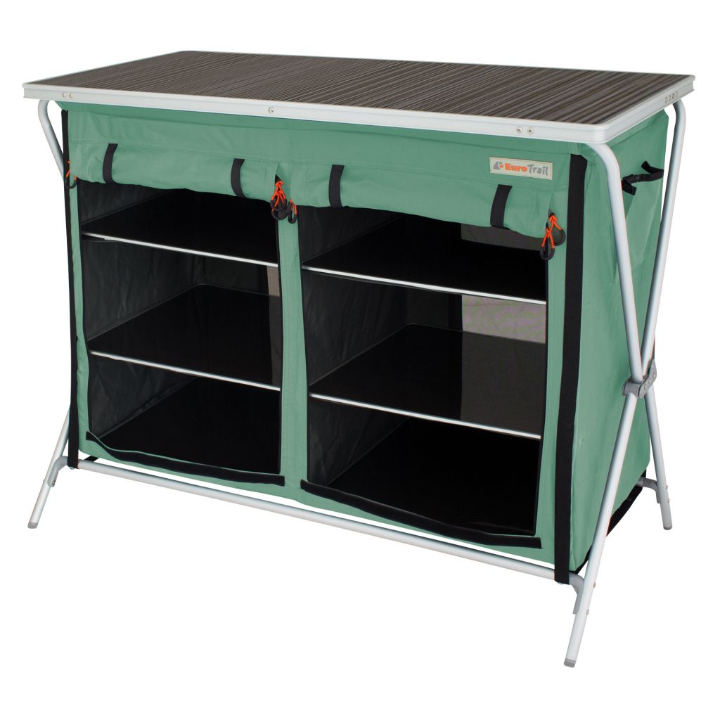 Eurotrail Kempingová skřín světle zelená Brocas