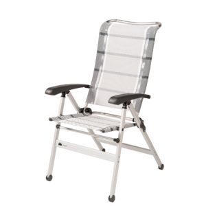 Dukdalf Kempingová židle Cha Cha - stříbrná