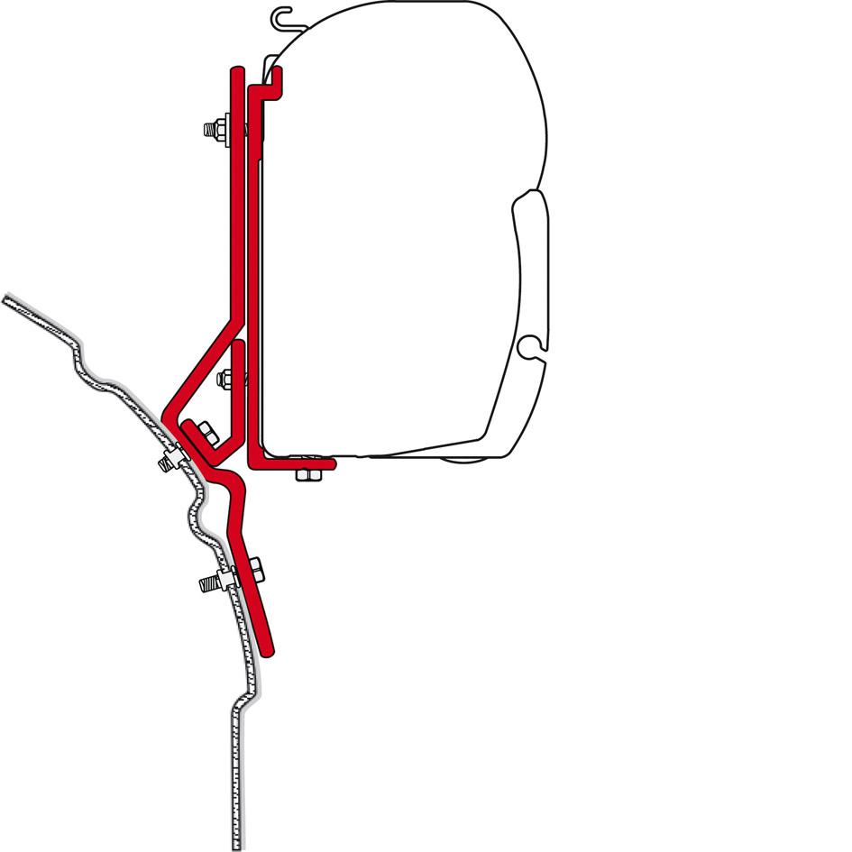 Fiamma Kit Adaptérů VW T4/ VW T4 Lift Roof