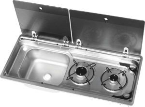 Dometic Kombinovaný dřez MO 9722 dřez vlevo