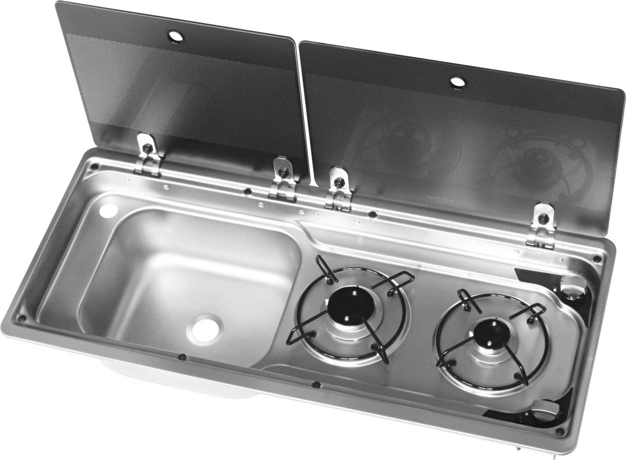 Dometic Kombinovaný dřez MO 9722 dřez vlevo