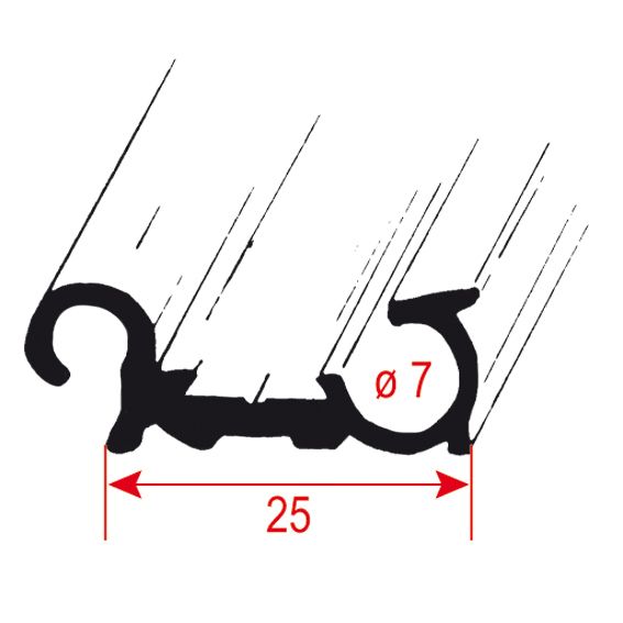 Frankana Freiko Okenní lišta 5 m
