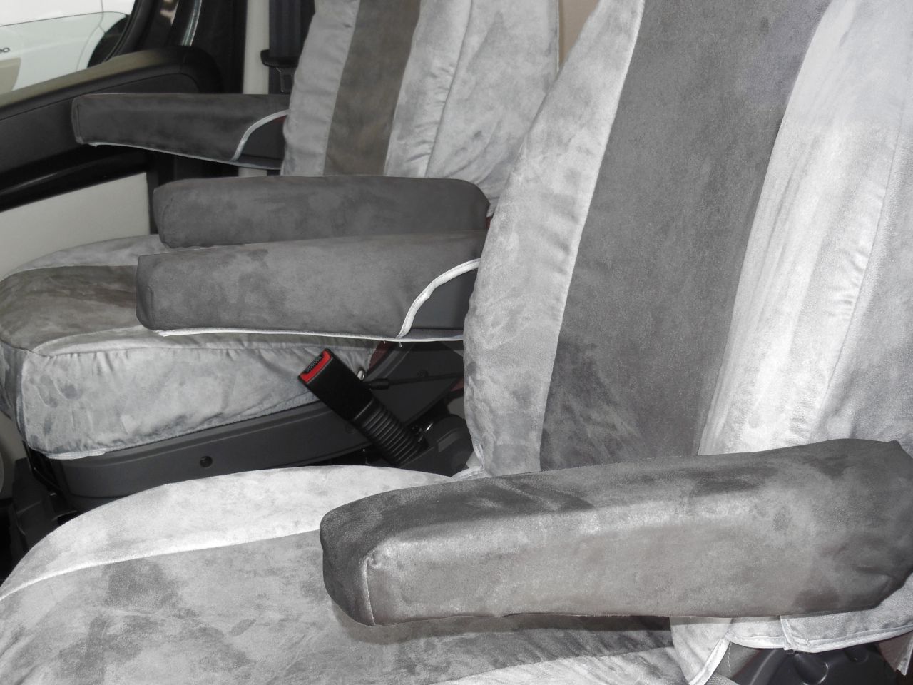 Hindermann Potah na područky Fiat Ducato antracit/světle šedá