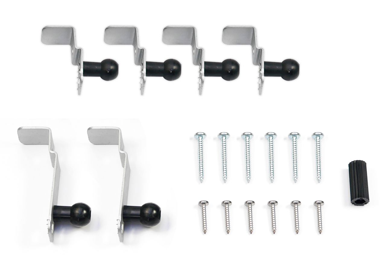 Remis Sada instalačních svorek pro okno REMItop vario II 400 x 400 mm 36 - 45 mm