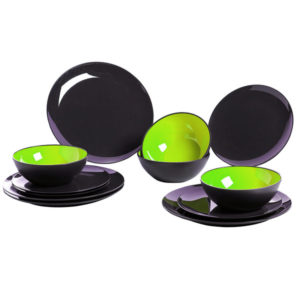 Gimex Sada nádobí Grey Color Line Lemon 12 dílná sada Grey line