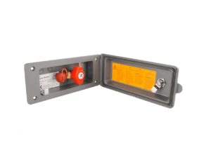 Reich Servisní dvířka s plynovou rychlospojkou zamykací - šedá barva