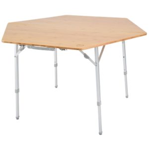 Defa Skládací stůl s šestiúhelníkovou bambusovou deskou