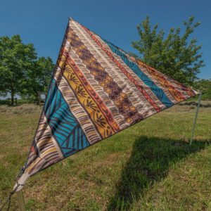 Bent Sluneční střecha k dodávce Africa Africa Print