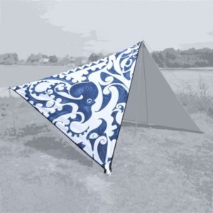 Bent Sluneční střecha k dodávce Bent New Zealand Octopus Print