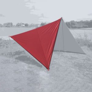 Bent Sluneční střecha k dodávce Bent Oriental Barbados Cherry (červená)