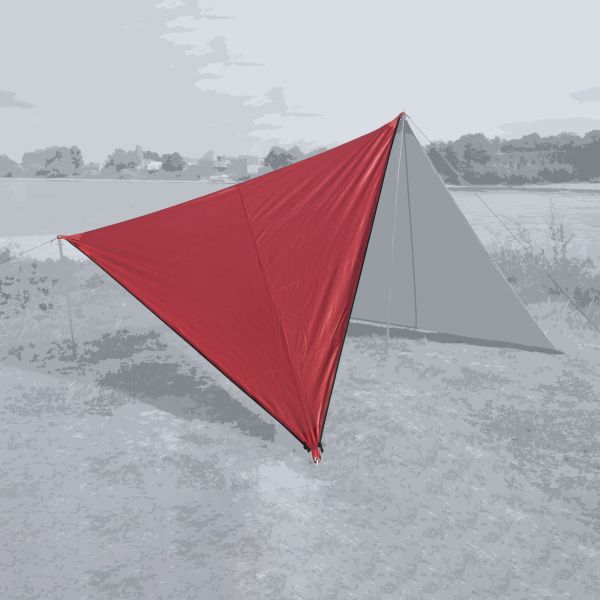 Bent Sluneční střecha k dodávce Bent Oriental Barbados Cherry (červená)