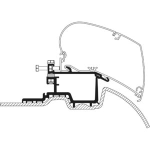 Thule Střešní adaptér Mercedes Sprinter / VW Crafter pro markýzy Omnistor řady 6