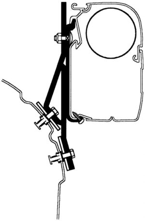 Thule Střešní adaptér pro markýzy Omnistor na VW T4