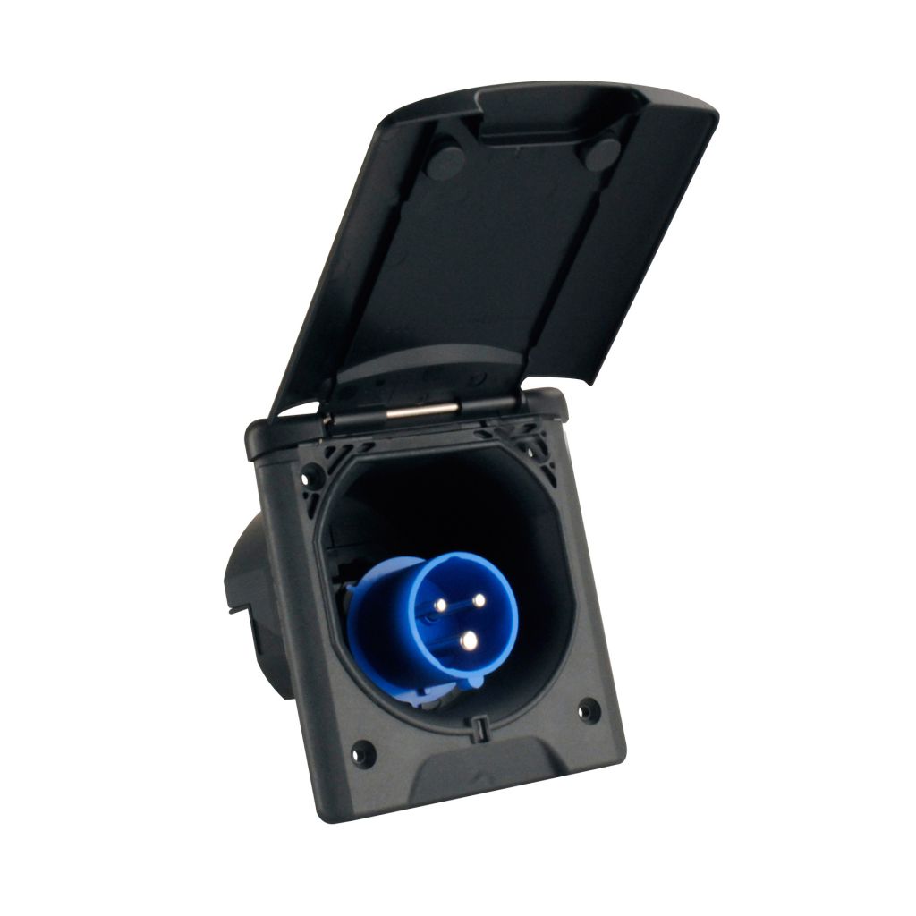 FAWO Vstupní zásuvka 13 CEE17 černá