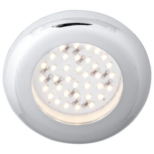 FriLight Zapuštěné stropní světlo do karavanu Nova chrom