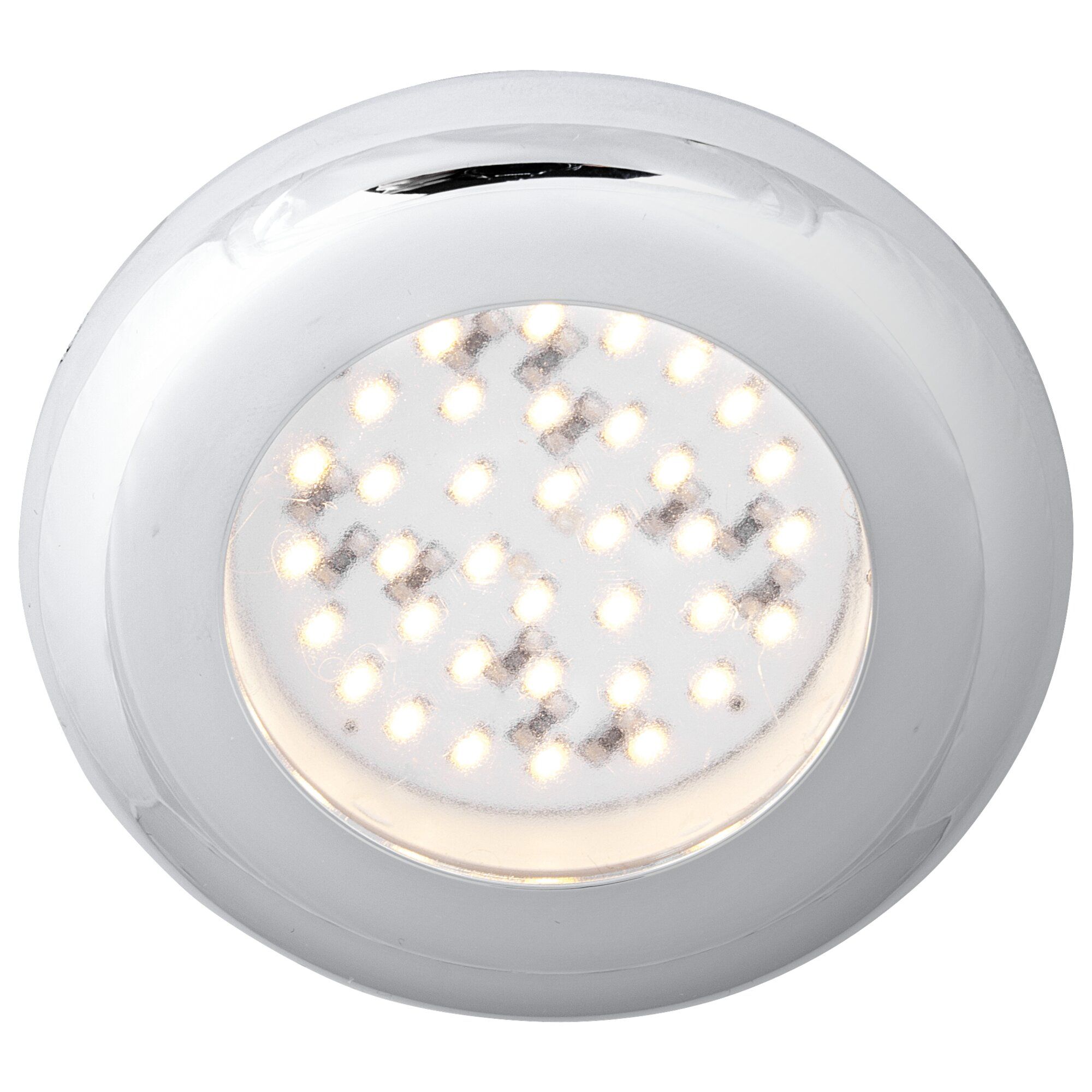 FriLight Zapuštěné stropní světlo do karavanu Nova chrom