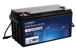 Carbest Baterie AGM Power Line s hlubokým cyklem 80 Ah