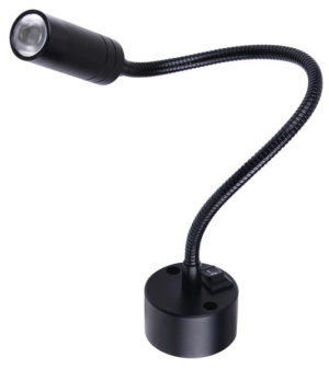 Carbest Bodová LED lampa 2 W černá