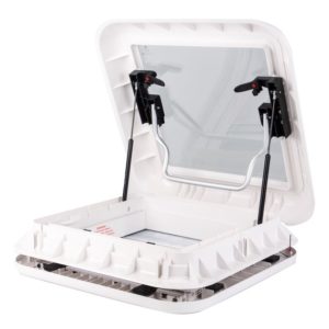 Carbest Panoramatické střešní okno s LED 45 x 40 cm bez nucené ventilace