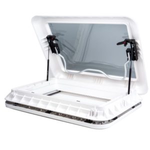 Carbest Panoramatické střešní okno s LED 70 x 50 cm s nucenou ventilací