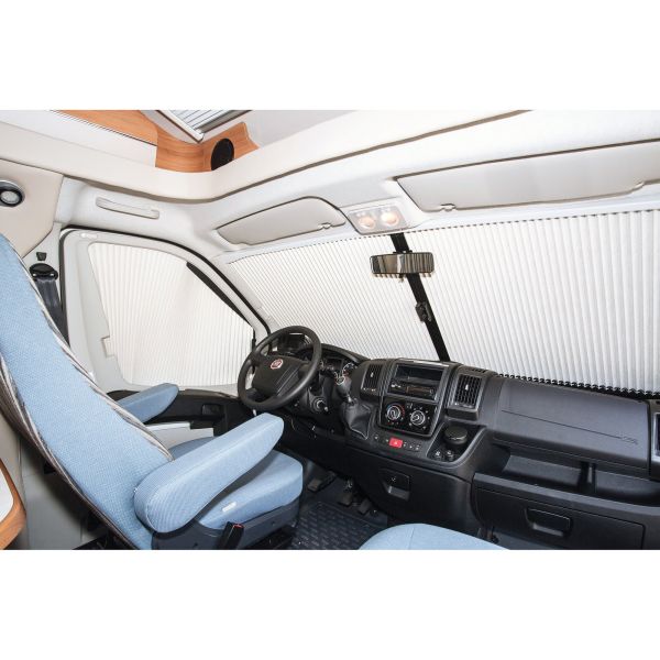 Remis Plisované rolety REMIfront IV pro Fiat Ducato boční díly světle šedá Fiat Ducato (07/2006–04/2014)