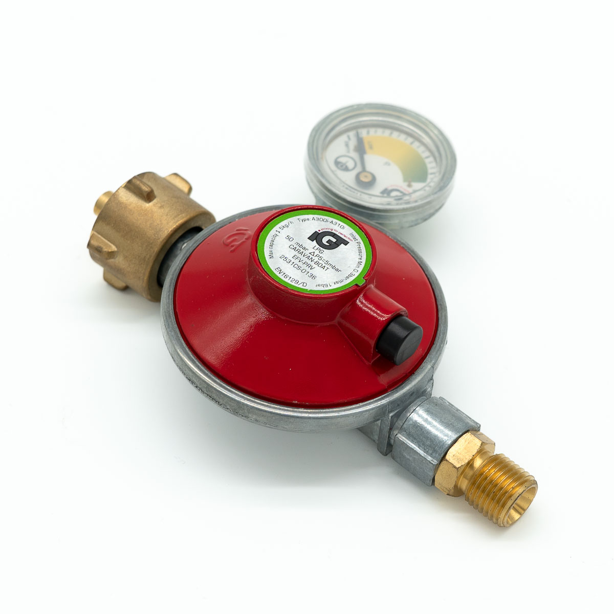 Integrated Gas Technologies Regulátor IGT s manometrem 50 mbar