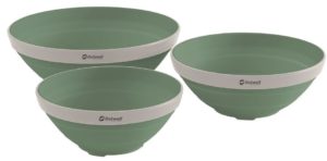 Outwell Sada skládacích misek Collaps tmavě zelená
