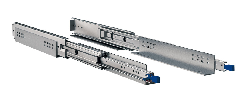 Carbest Výsuvné kolejnice s mechanickým blokováním 711 mm