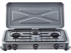 Gimeg Tříplotýnkový plynový vařič se zapalovačem