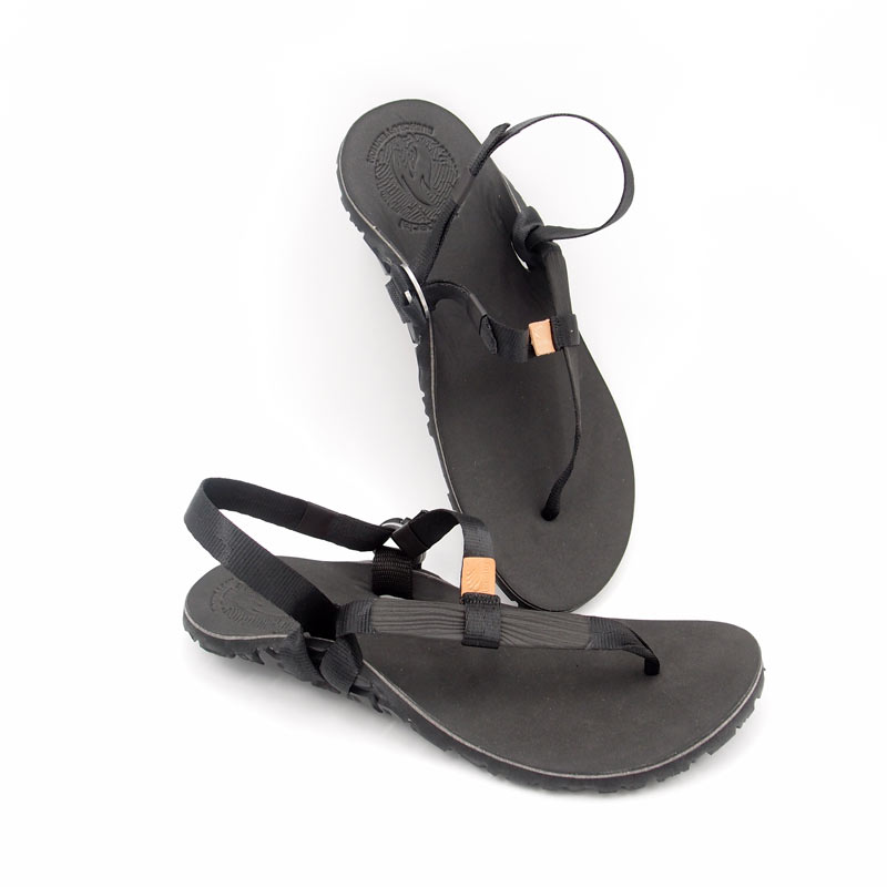 BOSKY SHOES Barefoot sandály BOSKYshoes Light BUSHCRAFT Edition Black Velikost: 36 EU