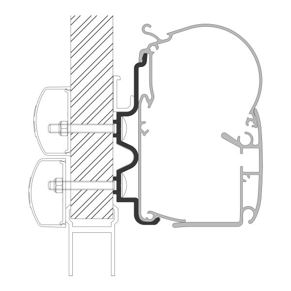Dometic Adaptér pro Hymer Camp na markýzy PW1100/1500 5.5 m